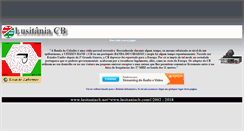 Desktop Screenshot of lusitaniacb.net
